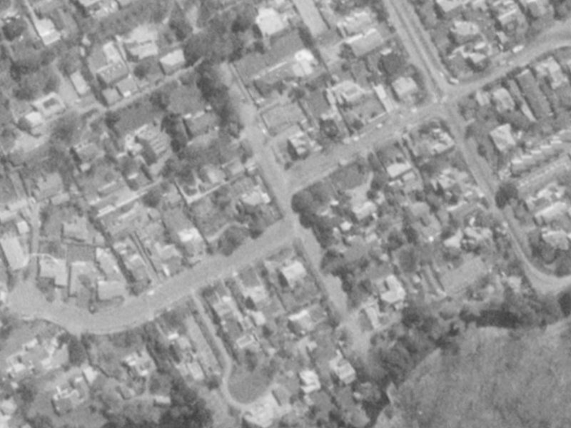 19 Helmores Lane from the air, 1975-1979