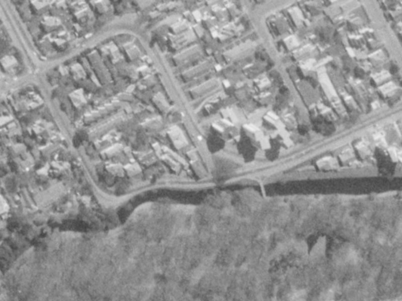 11A Rhodes Street from the air, 1975-1979