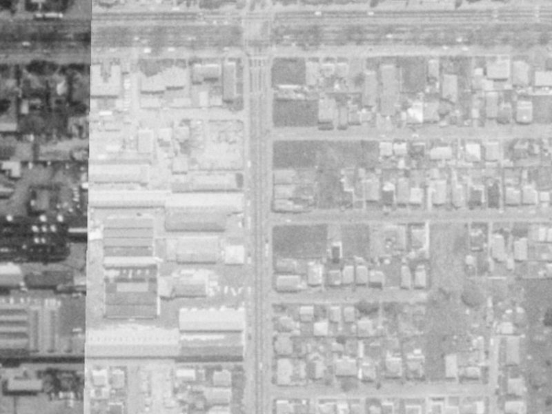 3 Melrose Street from the air, 1975-1979