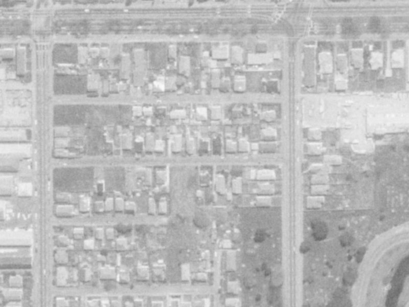 29 Melrose Street from the air, 1975-1979