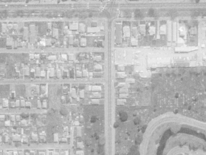 401 Barbadoes Street from the air, 1975-1979