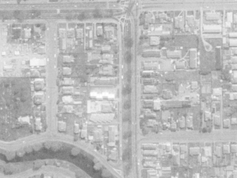 273 Fitzgerald Avenue from the air, 1975-1979