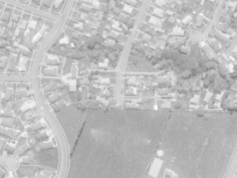 33 Balrudry Street from the air, 1975-1979