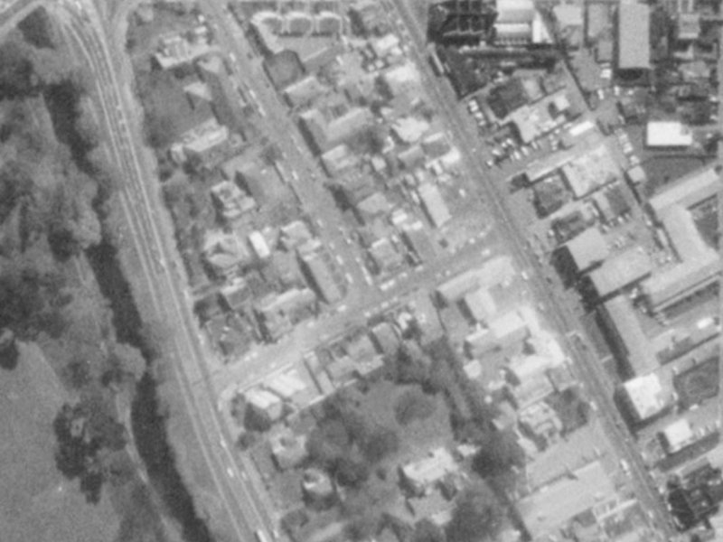 4B Dublin Street from the air, 1975-1979