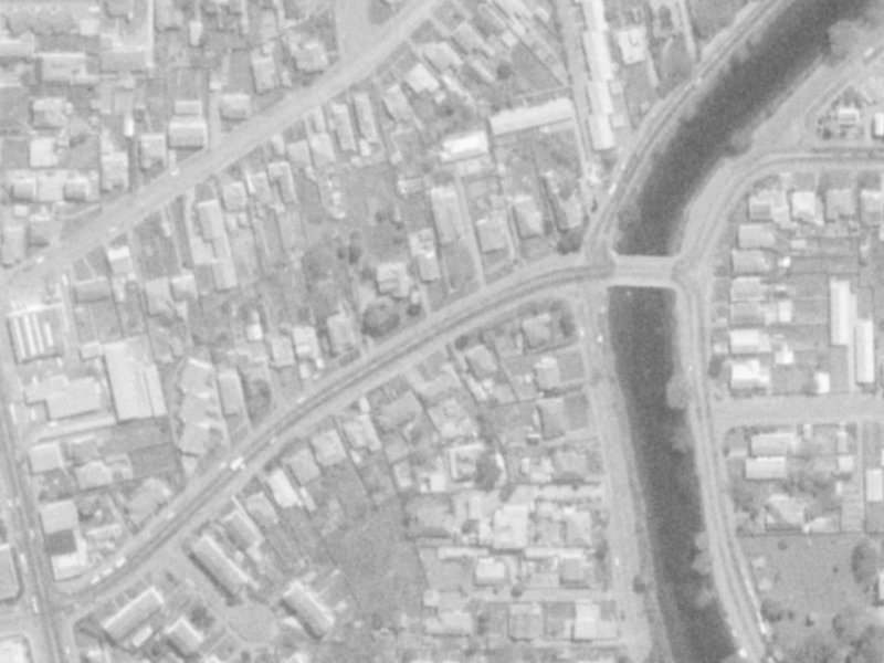 39 Swanns Road from the air, 1975-1979