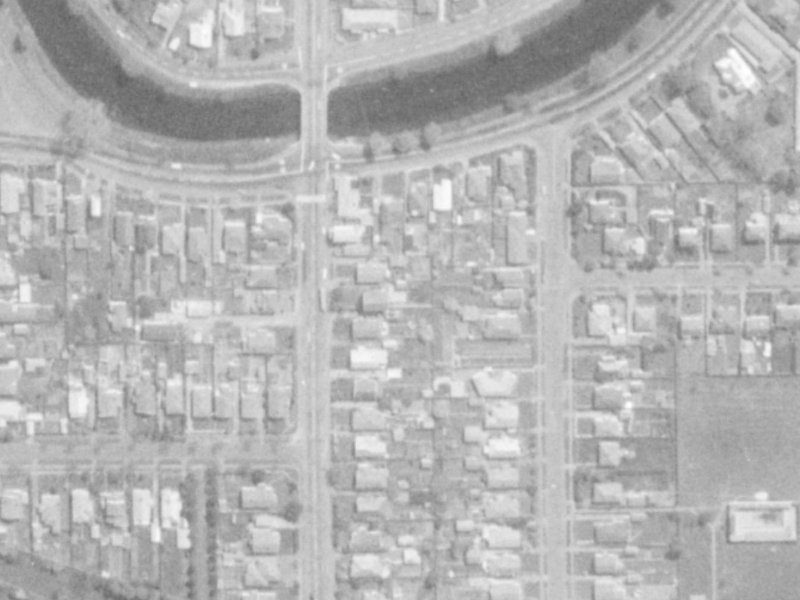 778B Gloucester Street from the air, 1975-1979