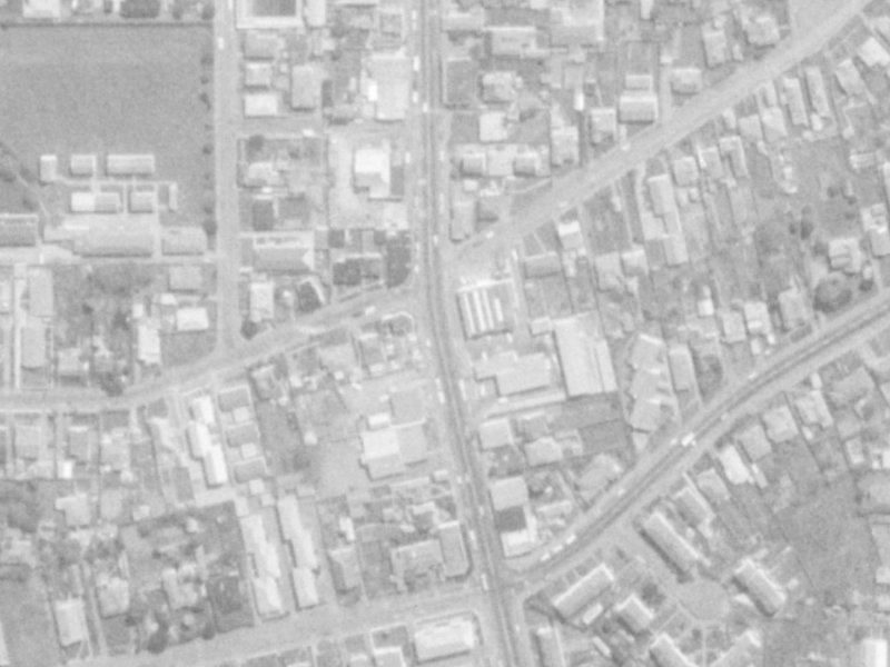 252 Stanmore Road from the air, 1975-1979