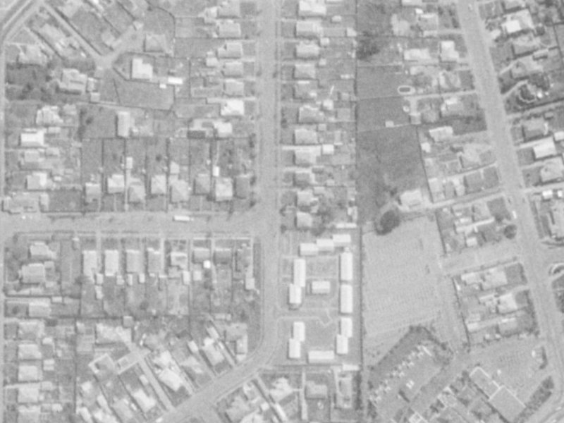 11 Pannell Avenue from the air, 1975-1979
