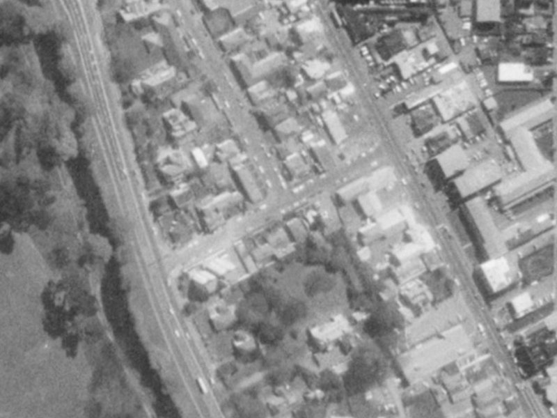 Dorset Street from the air, 1975-1979
