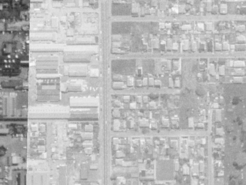 6 Moa Place from the air, 1975-1979