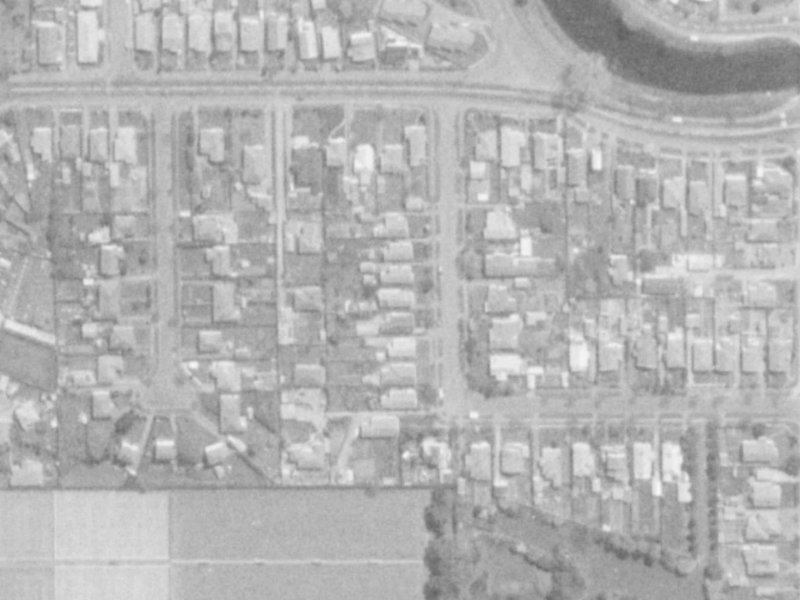 51 Lionel Street from the air, 1975-1979