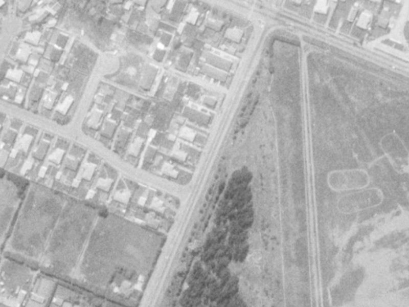 22 Steadman Road from the air, 1975-1979