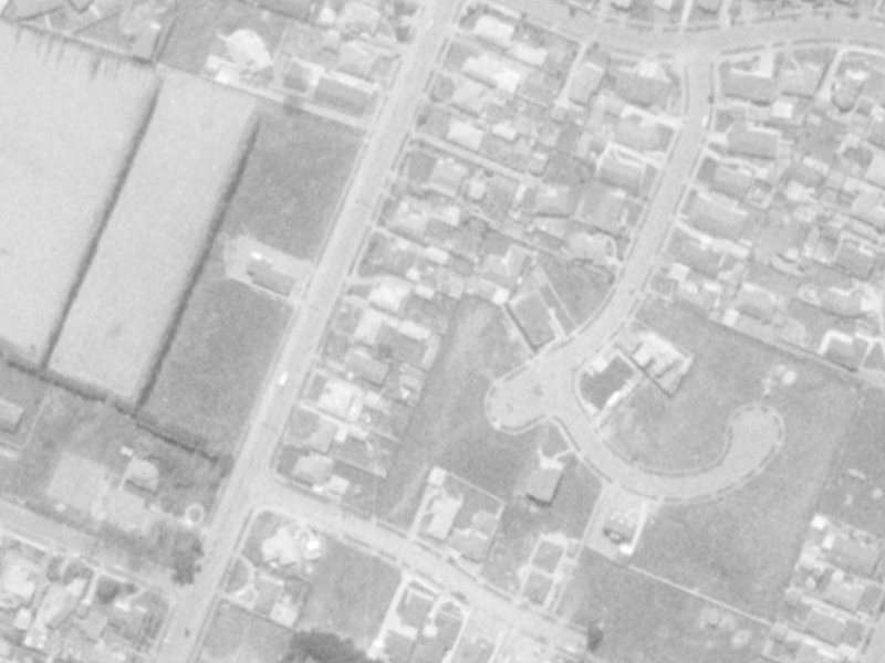 30D Withells Road from the air, 1975-1979