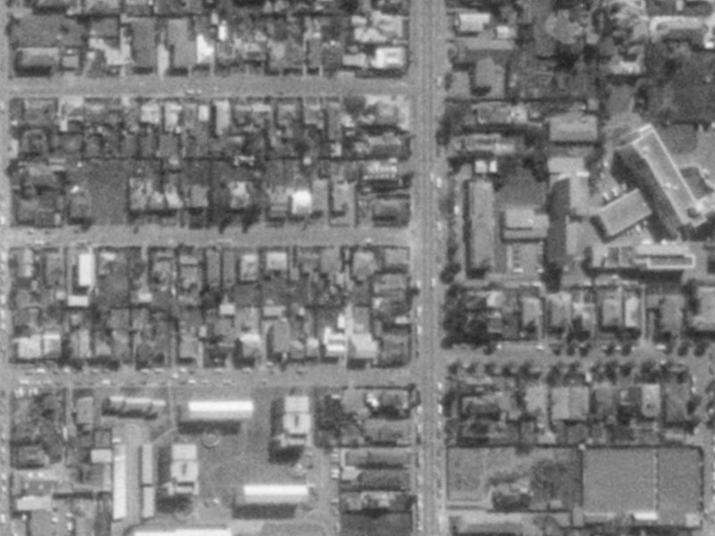 42 Beveridge Street from the air, 1975-1979