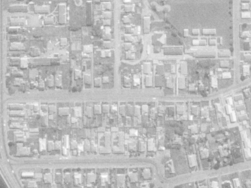 38 Alexandra Street from the air, 1975-1979