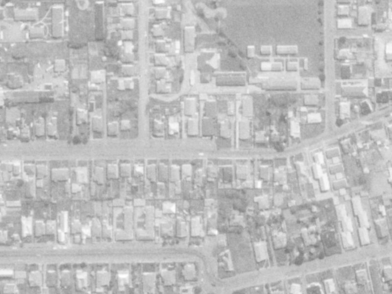 43B Alexandra Street from the air, 1975-1979