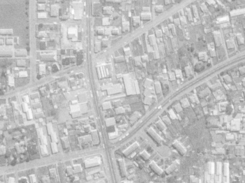248 Stanmore Road from the air, 1975-1979