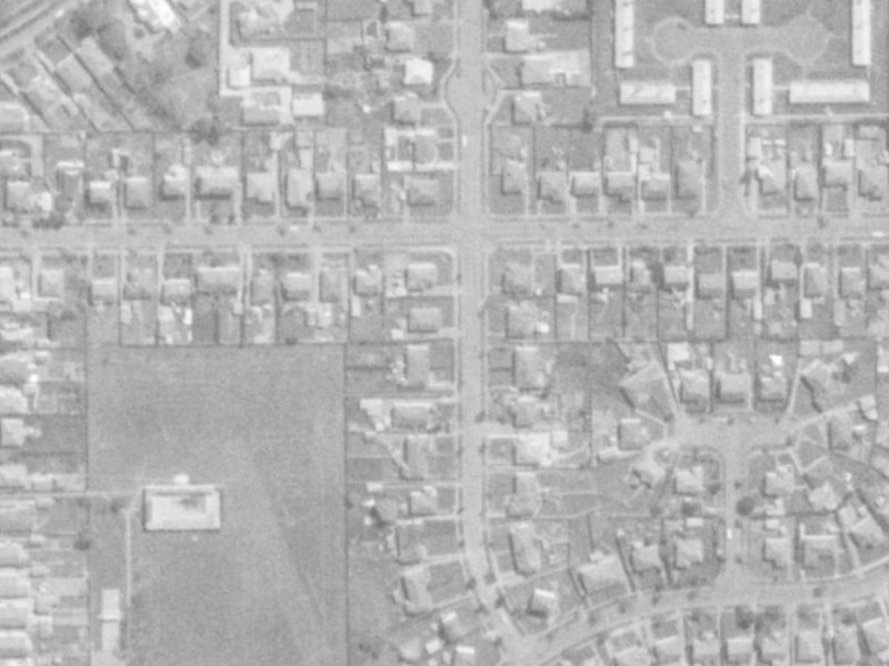 25 Holland Street from the air, 1975-1979