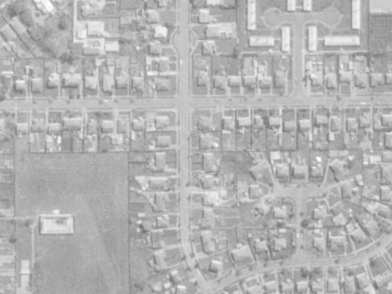 20 Holland Street from the air, 1975-1979