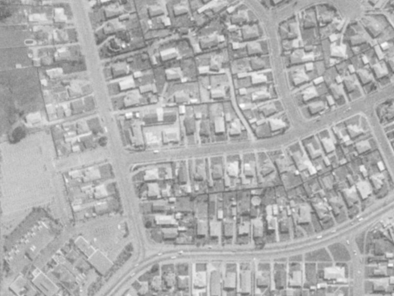 8 Vancouver Crescent from the air, 1975-1979