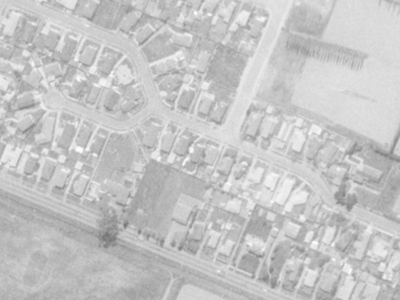 35 Kent Lodge Avenue from the air, 1975-1979