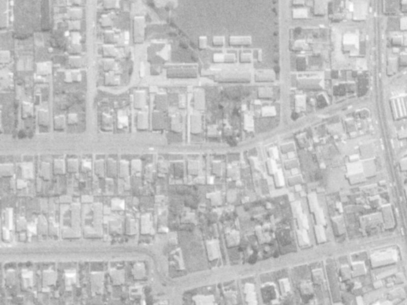 58 Alexandra Street from the air, 1975-1979