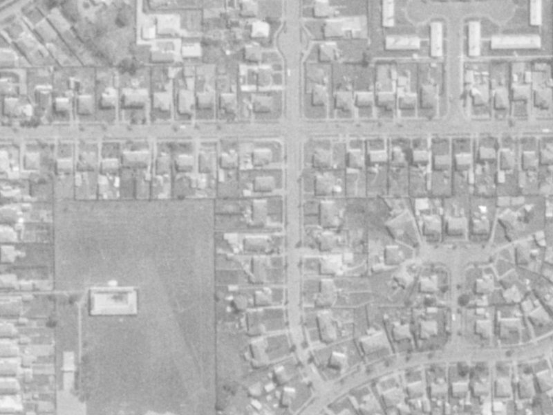 23 Holland Street from the air, 1975-1979