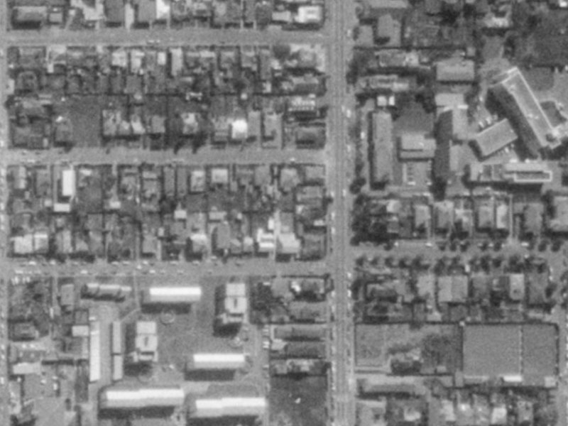 45 Conference Street from the air, 1975-1979