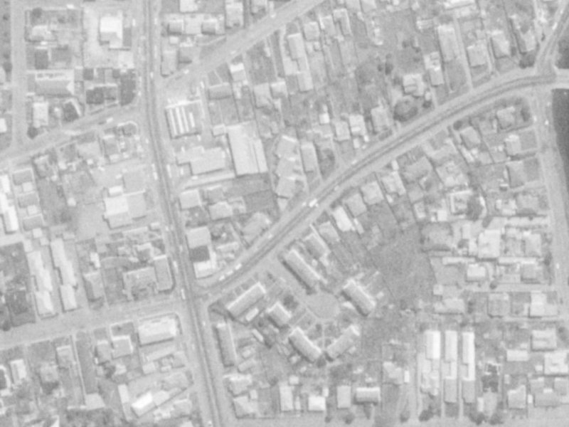 17 Swanns Road from the air, 1975-1979