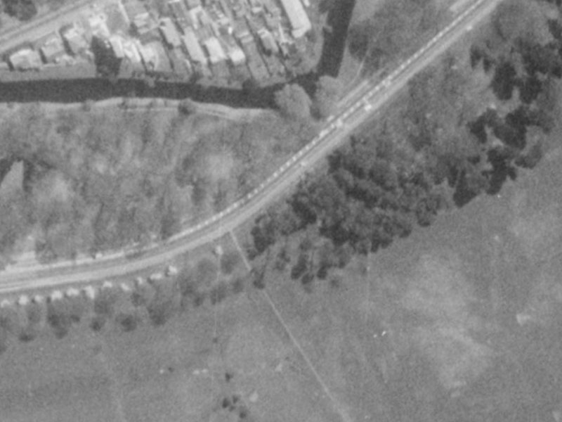 5 Millbank Lane from the air, 1975-1979