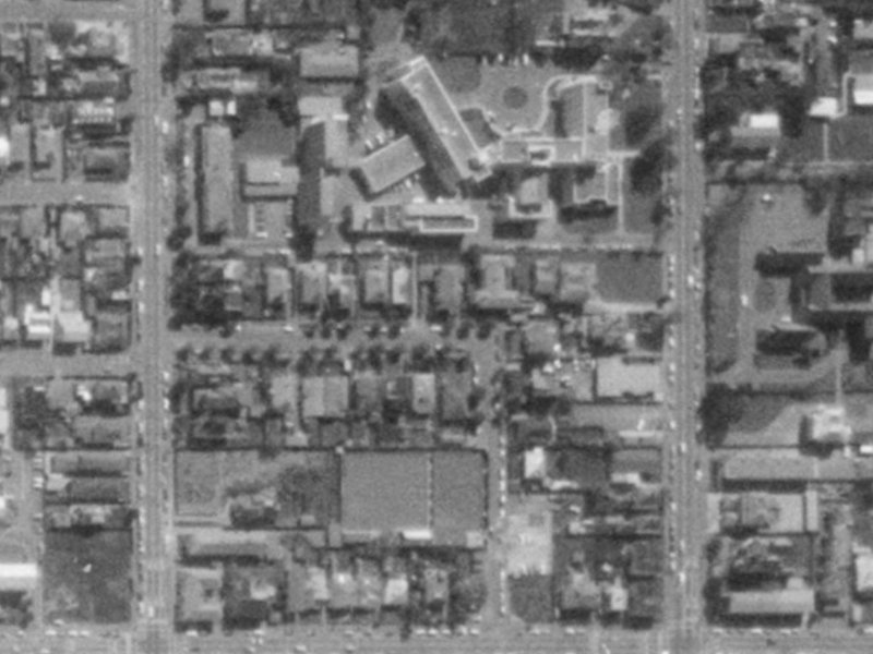 34 Gracefield Avenue from the air, 1975-1979