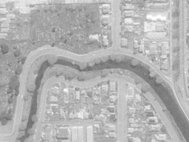 376 Oxford Terrace from the air, 1975-1979