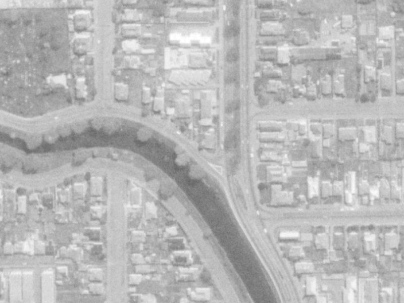 383 Cambridge Terrace from the air, 1975-1979