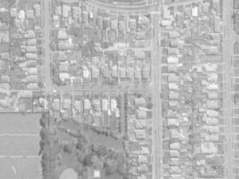 10 Lionel Street from the air, 1975-1979