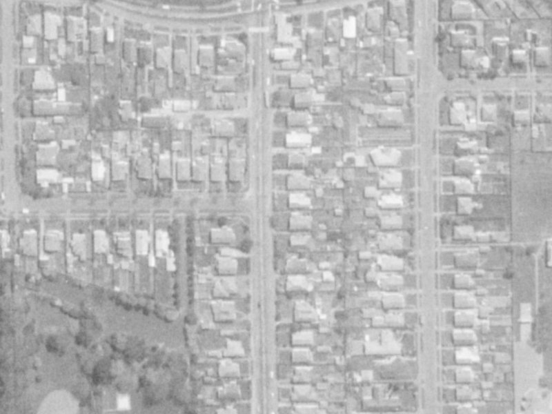 751 Gloucester Street from the air, 1975-1979