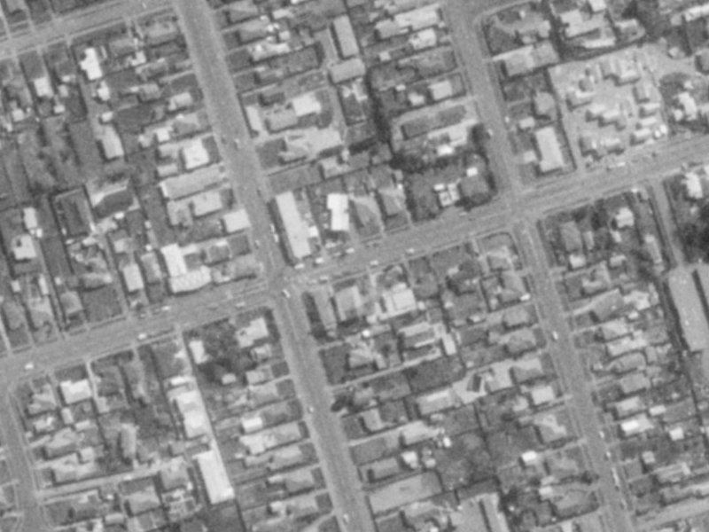 39 Bridge Street from the air, 1975-1979