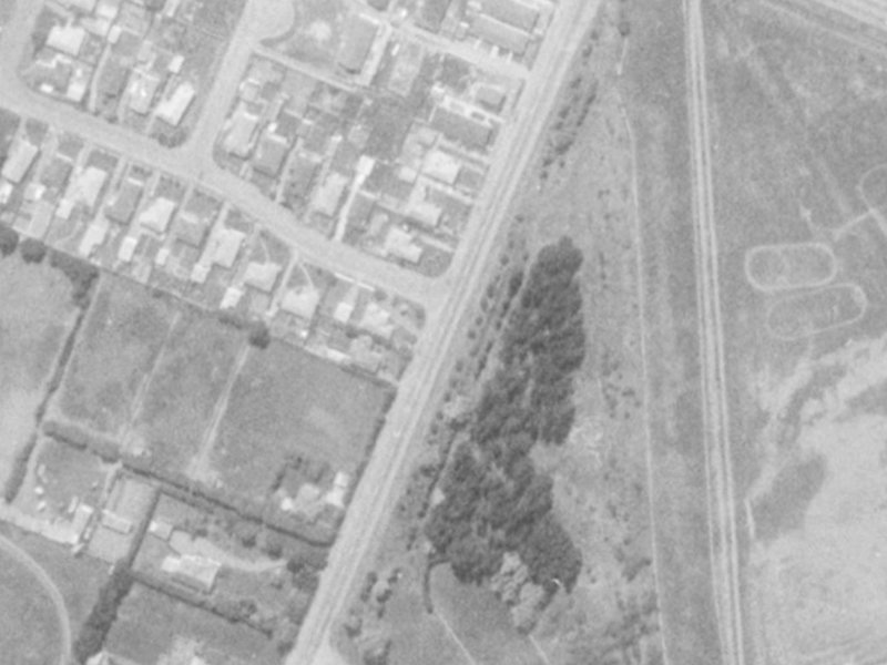 26 Steadman Road from the air, 1975-1979