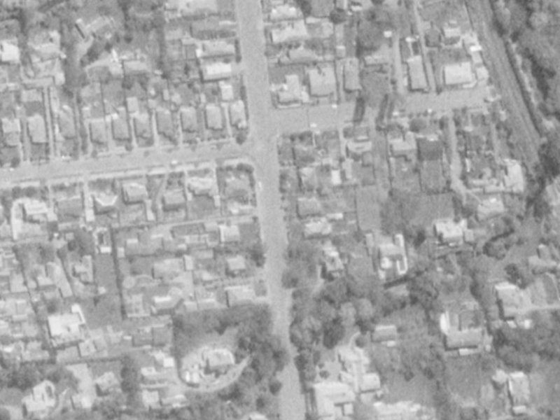 80A Harakeke Street from the air, 1975-1979