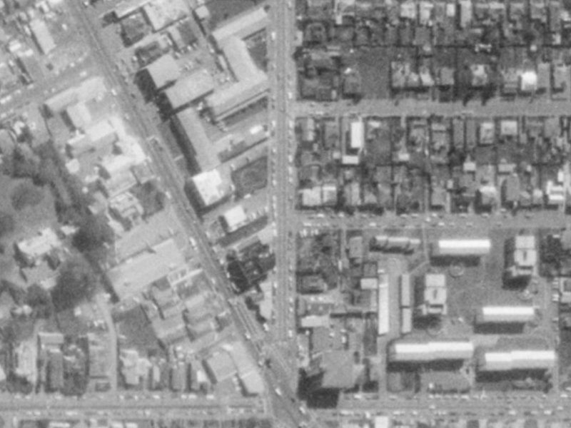 398 Montreal Street from the air, 1975-1979