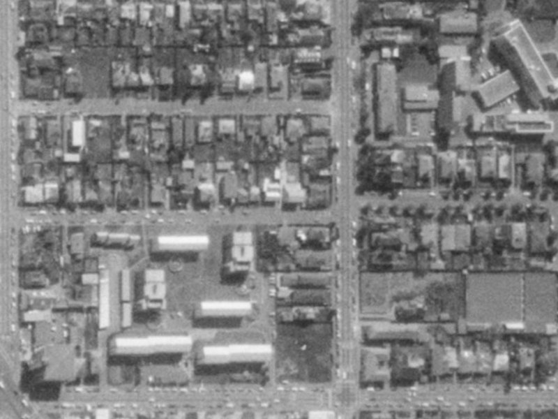 41 Conference Street from the air, 1975-1979