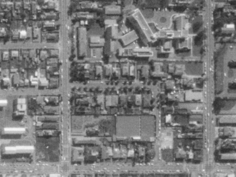 41 Gracefield Avenue from the air, 1975-1979