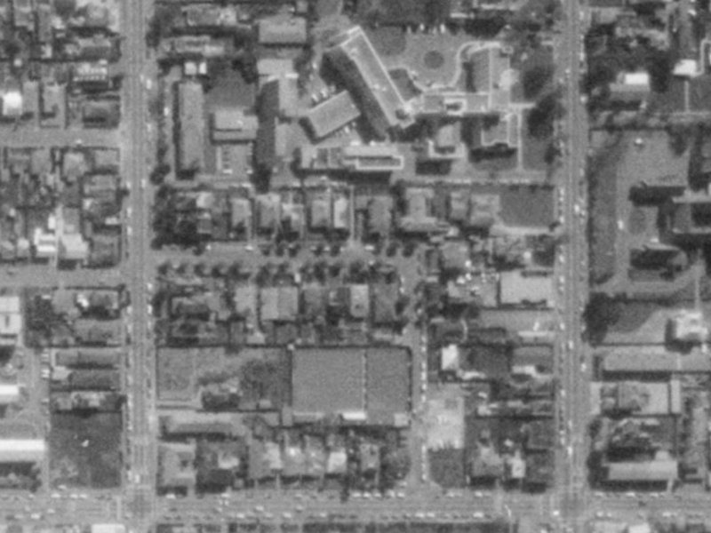 31 Gracefield Avenue from the air, 1975-1979