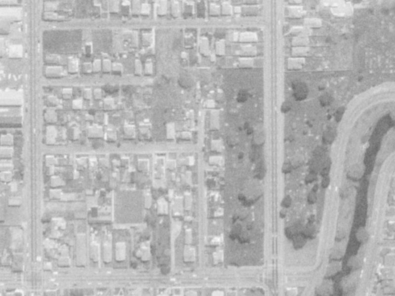 36 Ely Street from the air, 1975-1979