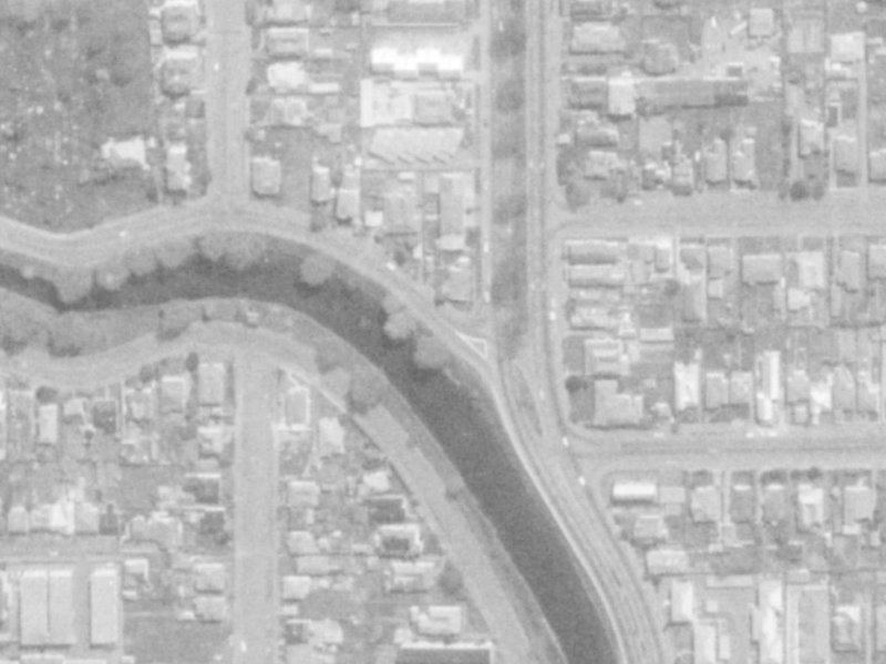 365-383 Cambridge Terrace from the air, 1975-1979