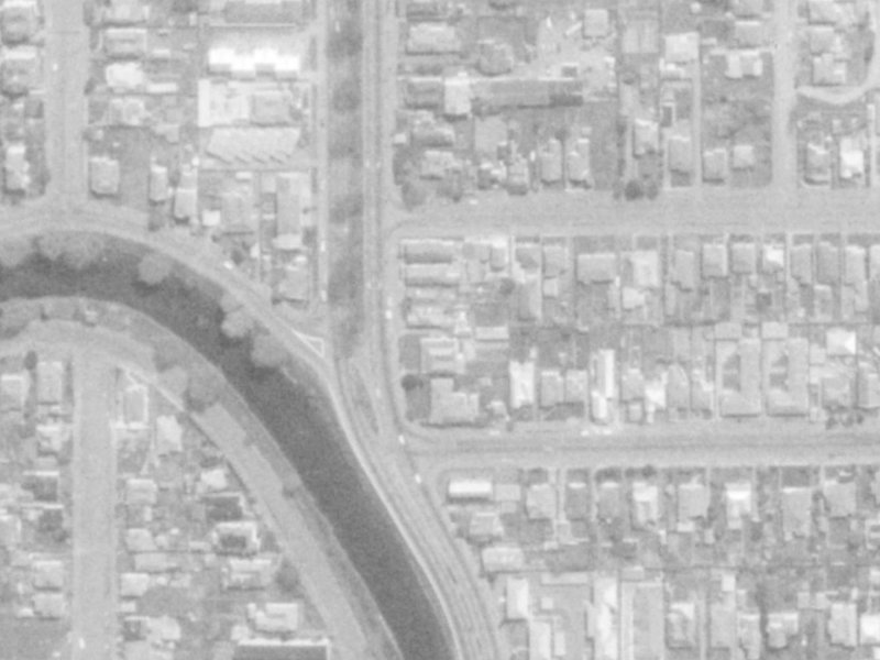 268A Fitzgerald Avenue from the air, 1975-1979