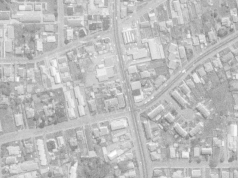 233 Stanmore Road from the air, 1975-1979