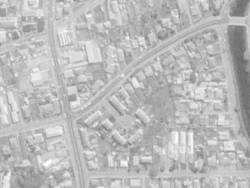 20 Swanns Road from the air, 1975-1979