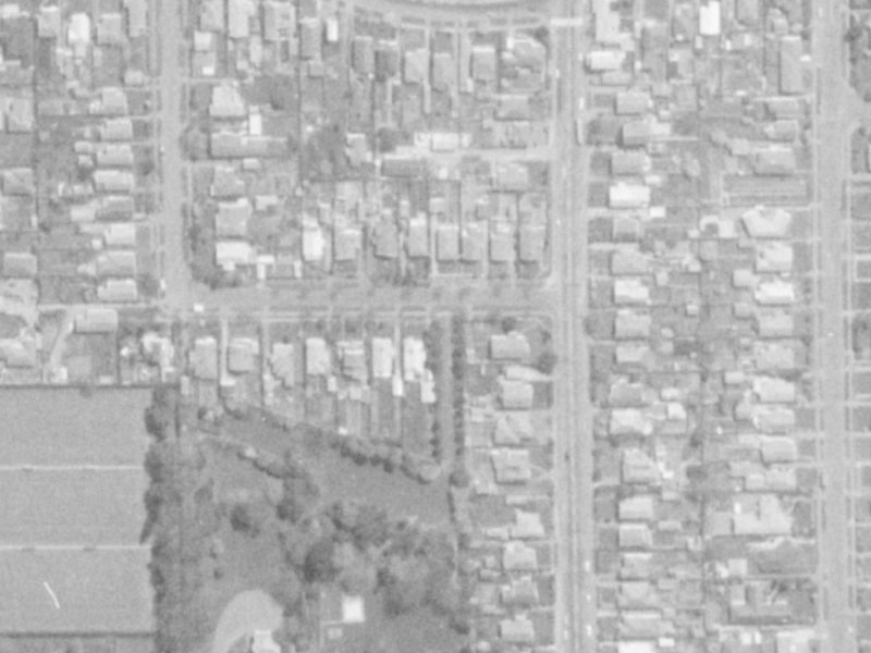 13 Lionel Street from the air, 1975-1979