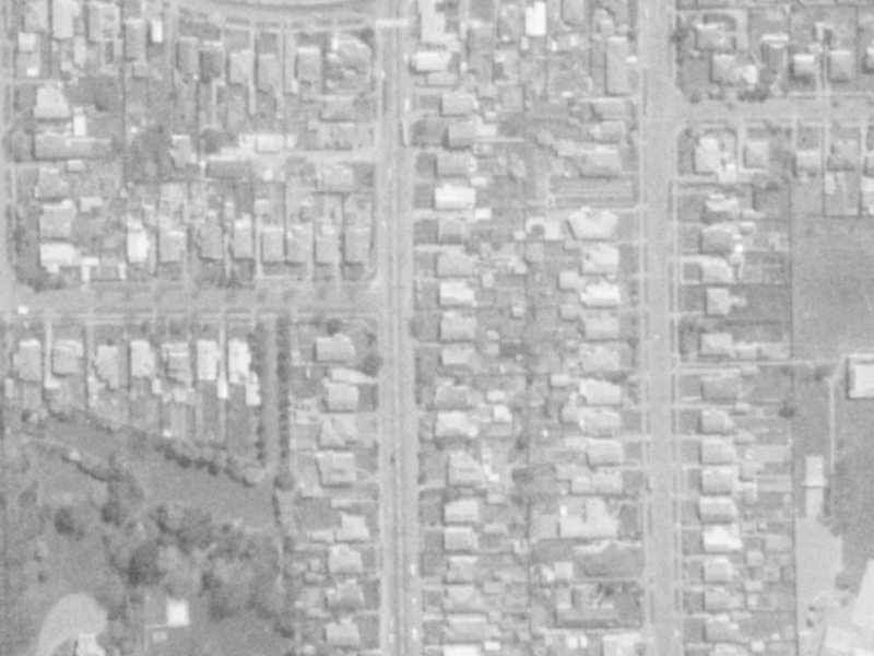 762 Gloucester Street from the air, 1975-1979