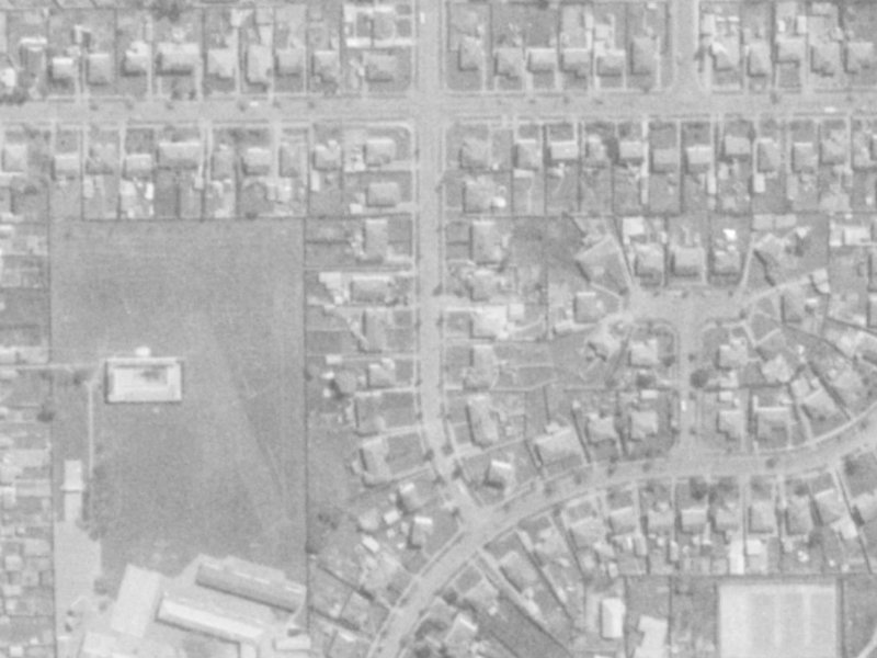 10 Holland Street from the air, 1975-1979